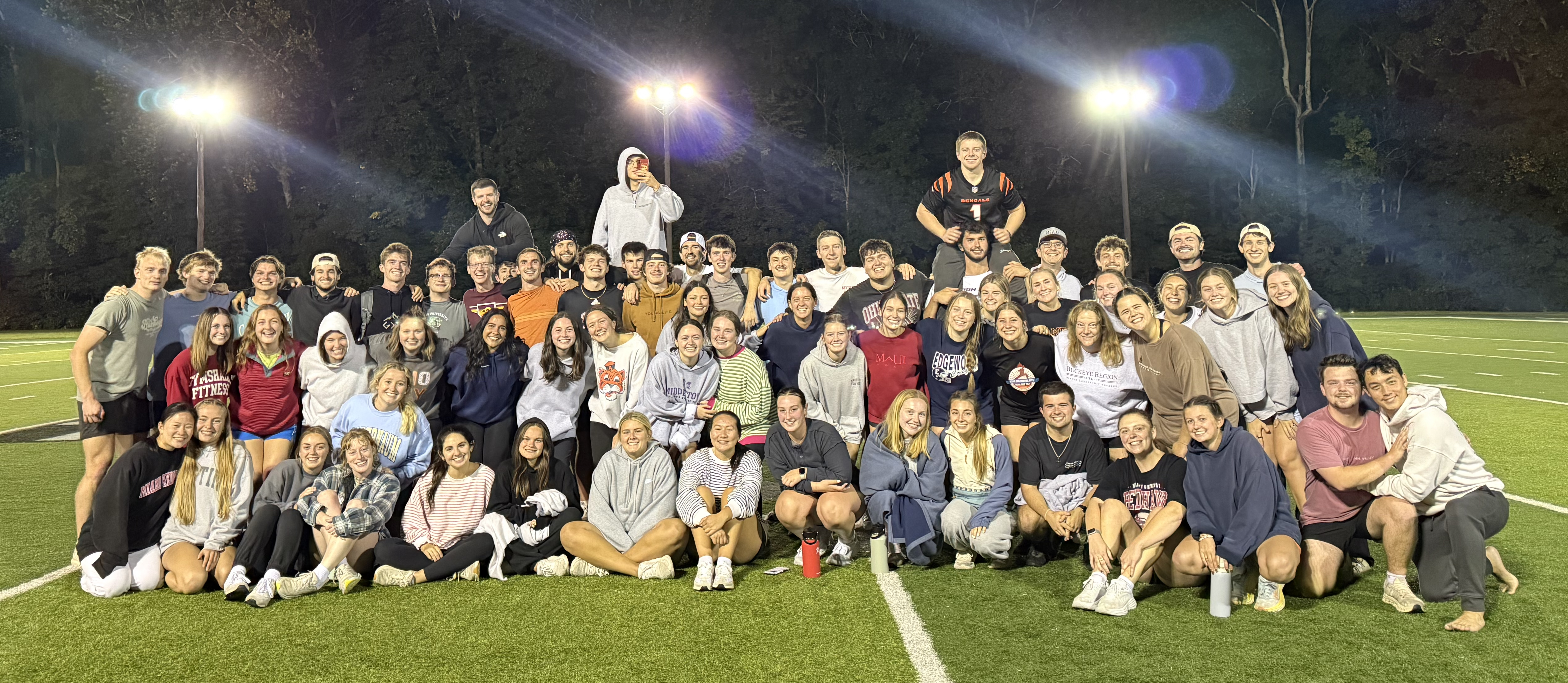 GMV Young Life leaders on the field